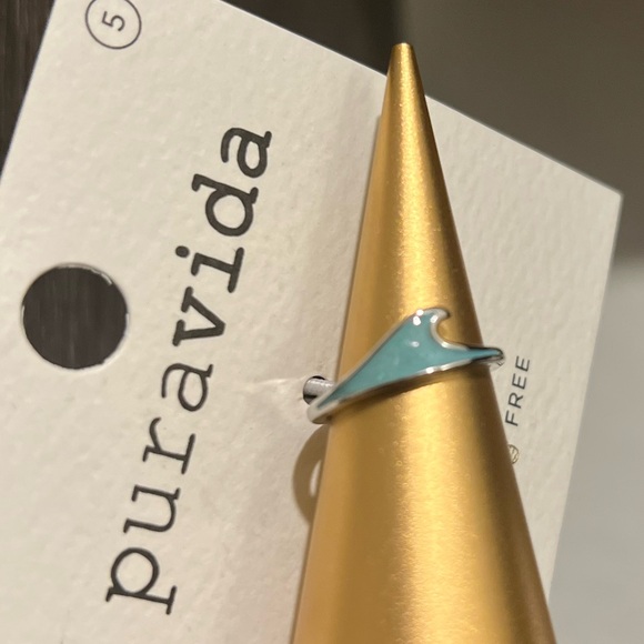 🆕 Pura Vida Wave Stacking Ring NWT - Picture 6 of 8